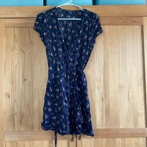 Brandy Melville floral wrap-around dress